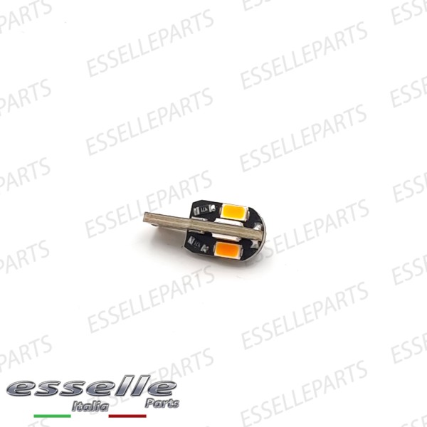 Lampada SINGOLA T10 WY5W da 8 LED Canbus Per Frecce