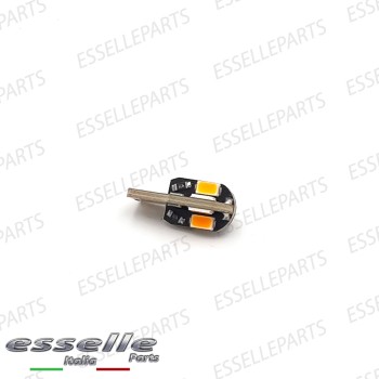 Lampada SINGOLA T10 WY5W da 8 LED Canbus Per Frecce