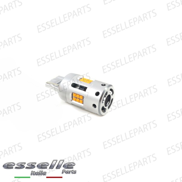 Lampada SINGOLA WY21W T20 24 LED Canbus 3.0 luce arancione / ambra
