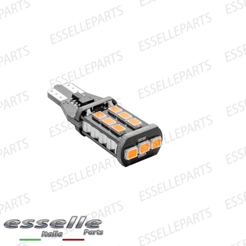 Lampada SINGOLA T15 W16W 15 LED Canbus luce arancione / ambra