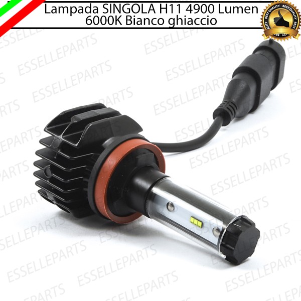 Lampada SINGOLA FULL LED H11 4900 LUMEN Canbus 6000K Bianco Ghiaccio