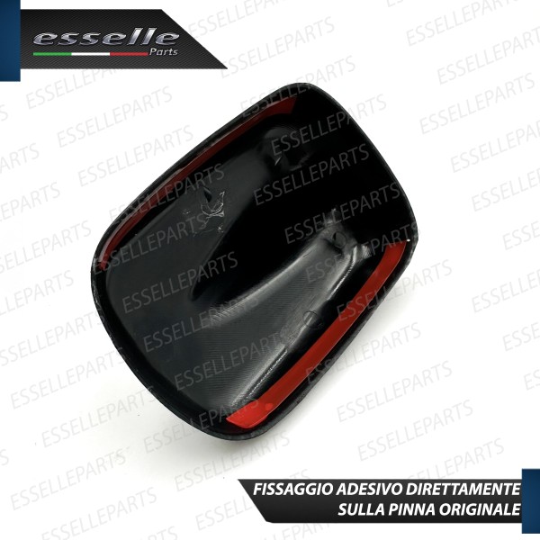 Cover Antenna Pinna Squalo Adesiva in Carbon Look per AUDI Q2