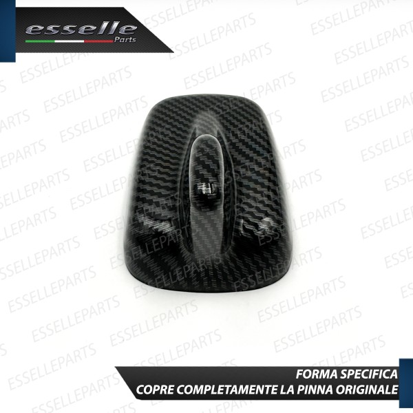 Cover Antenna Pinna Squalo Adesiva in Carbon Look per AUDI Q7 MK2 II 4M