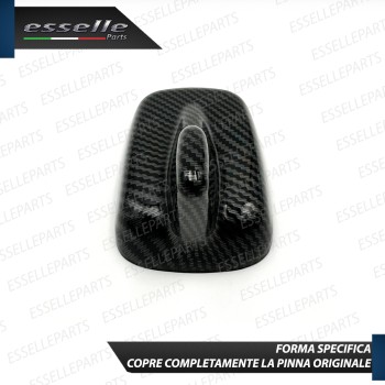 Cover Antenna Pinna Squalo Adesiva in Carbon Look per AUDI Q7 MK2 II 4M