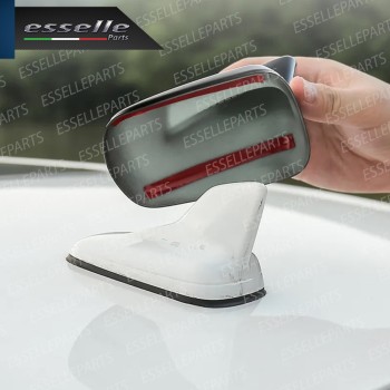 Cover Antenna Pinna Squalo Adesiva in Carbon Look per AUDI Q7 MK2 II 4M