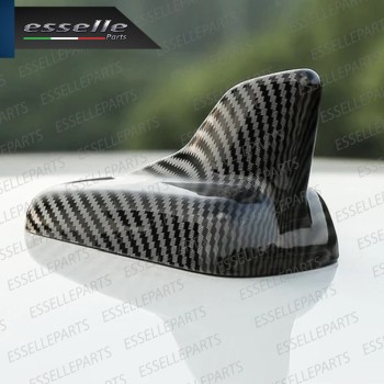 Cover Antenna Pinna Squalo Adesiva in Carbon Look per AUDI A4 B9 B9 Avant