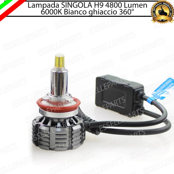 Lampada SINGOLA LED 360° HB4 4800 LUMEN Canbus 6000K Bianco Ghiaccio