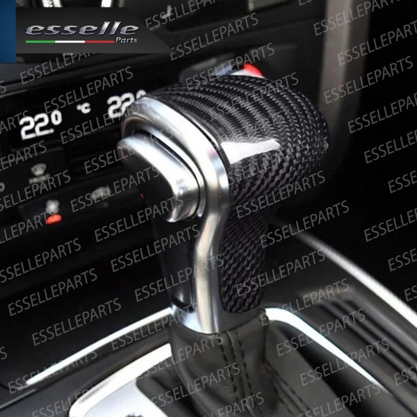 Cover Pomello Cambio automatico in Carbon Look per AUDI Q7 4L RESTYLING