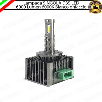 Lampada SINGOLA D3S Led Da Xenon A Led 6000 Lumen 6000K