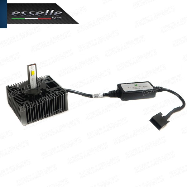 Lampada SINGOLA LED D5S CONVERSIONE DA BIXENO A LED 12000 LUMEN 6000K