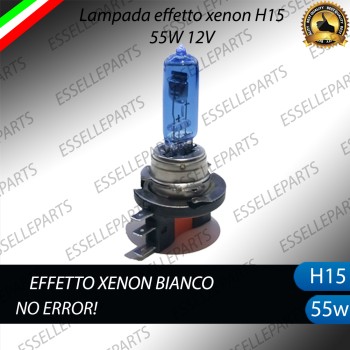 Lampada SINGOLA H15 Blue Effetto Xenon Luce bianca