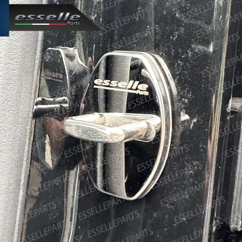 2 X Cover Serratura Porte Adesivo in Metallo Cromato Lucido per Audi TT 8N