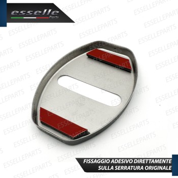 2 X Cover Serratura Porte Adesivo in Metallo Cromo Fume' per Audi A7 Sportback 4K 2 X Cover Serratura Porte Adesivo in Metallo Cromo Fume' per Audi A7 Sportback 4K