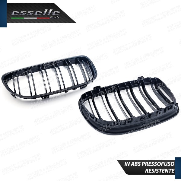 Griglia Mascherina Calandra Bmw Serie 3 E90 E91 Restyling Nero Lucido Stile M