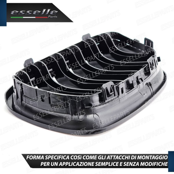 Griglia Mascherina Calandra Bmw Serie 3 E90 E91 Restyling Nero Lucido Stile M