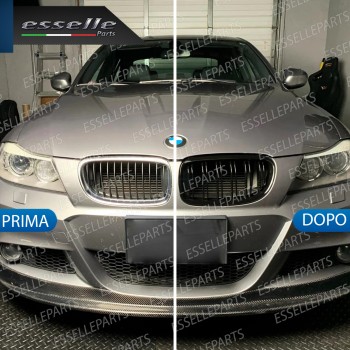 Griglia Mascherina Calandra Bmw Serie 3 E90 E91 Restyling Nero Lucido Stile M