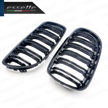Griglia Mascherina Calandra Bmw Serie 3 E90 E91 Restyling Nero Lucido Stile M