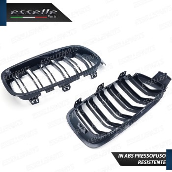 Griglia Mascherina Calandra Bmw Serie 3 F30 F31 Nero Lucido Stile M