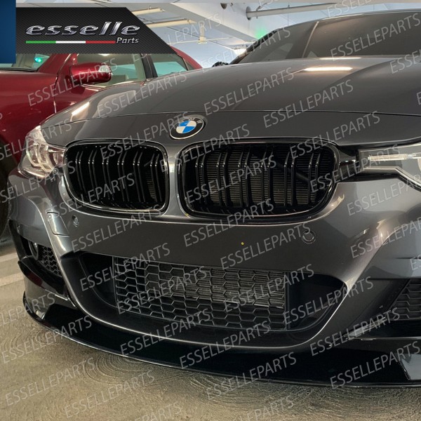 Griglia Mascherina Calandra Bmw Serie 3 F30 F31 Nero Lucido Stile M
