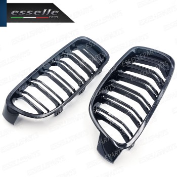 Griglia Mascherina Calandra Bmw Serie 3 F30 F31 Nero Lucido Stile M
