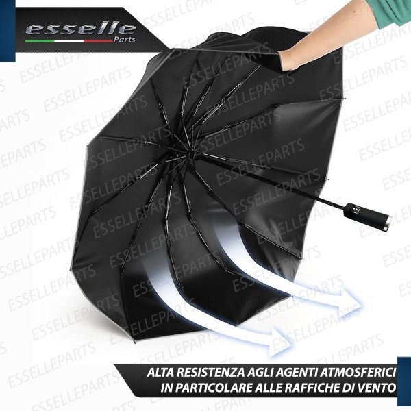 OMBRELLO ESSELLE PARTS AUTOMATICO PIEGHEVOLE DA PIOGGIA ANTIVENTO RESISTENTE