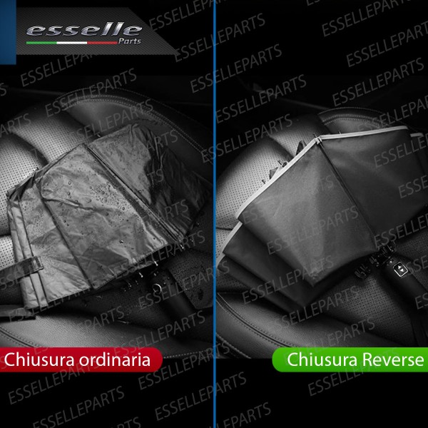 OMBRELLO ESSELLE PARTS AUTOMATICO PIEGHEVOLE DA PIOGGIA ANTIVENTO RESISTENTE