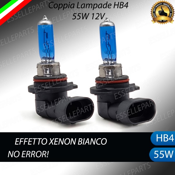 Coppia lampade Effetto xenon HB4 9006 fendinebbia Mercedes CLK C209 prima del 2004 HB4