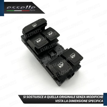INTERRUTTORE ALZACRISTALLI LATO GUIDATORE PER SKODA KAMIQ