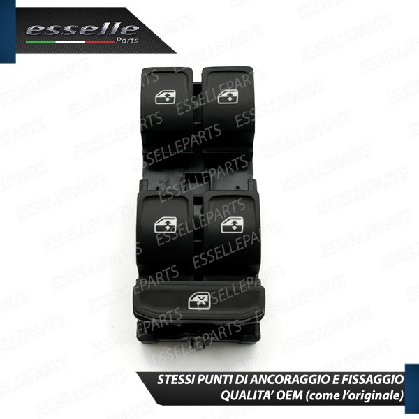 INTERRUTTORE ALZACRISTALLI LATO GUIDATORE PER SKODA SCALA