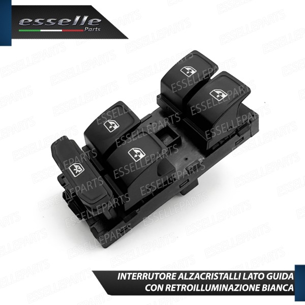 INTERRUTTORE ALZACRISTALLI LATO GUIDATORE PER VOLKSWAGEN GOLF 7