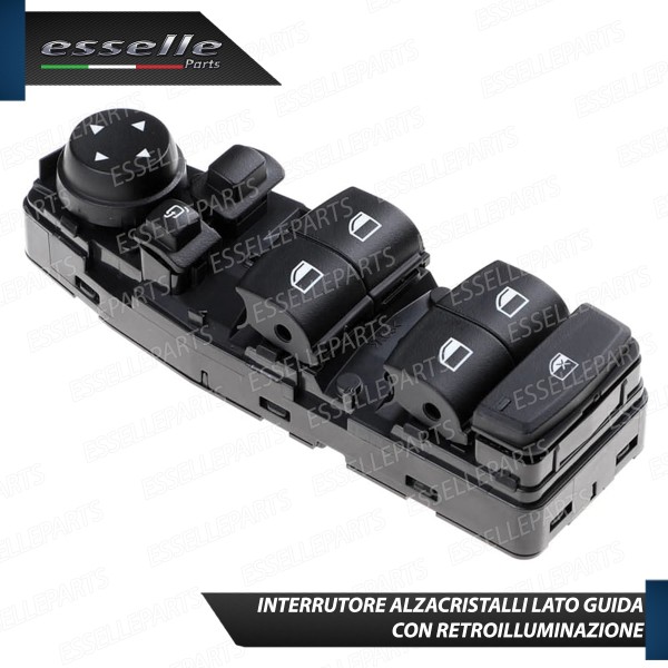 INTERRUTTORE ALZACRISTALLI LATO GUIDATORE PER BMW SERIE 5 F07