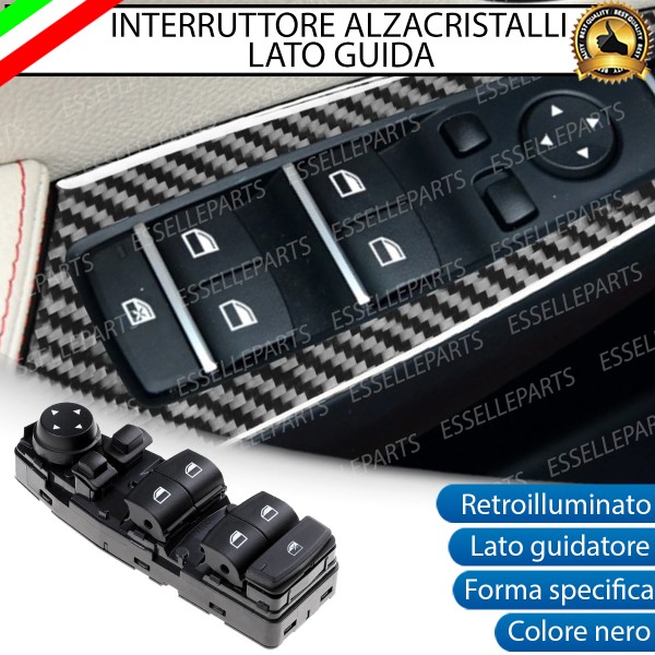 INTERRUTTORE ALZACRISTALLI LATO GUIDA PER BMW SERIE 5 F10 F11