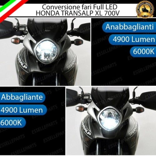 Conversione Fari Full LED HONDA TRANSALP XL 700V