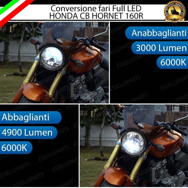 Conversione Fari Full LED HONDA HORNET 600 DAL 2003 AL 2006