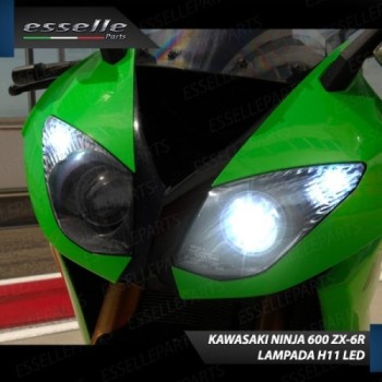 Kit Fari Full LED Per Kawasaki Ninja 600 ZX-6R 6000K Canbus