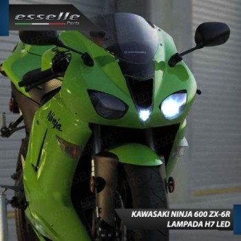 Conversione Fari Full LED Per Kawasaki Ninja 600 ZX-6R 6000K