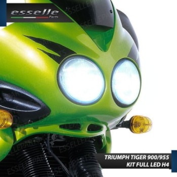 Kit Full LED Coppia H4 18000 Lumen 6000K bianco per Triumph Tiger 955 2002-2006 Kit Full LED Coppia H4 18000 Lumen 6000K bianco per Triumph Tiger 955 2002-2006