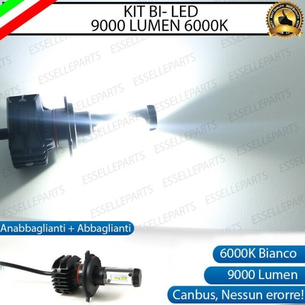 Kit Full LED Lampada H4 9000 Lumen Anabbaglianti Abbaglianti per Husqvarna FE 450 2019