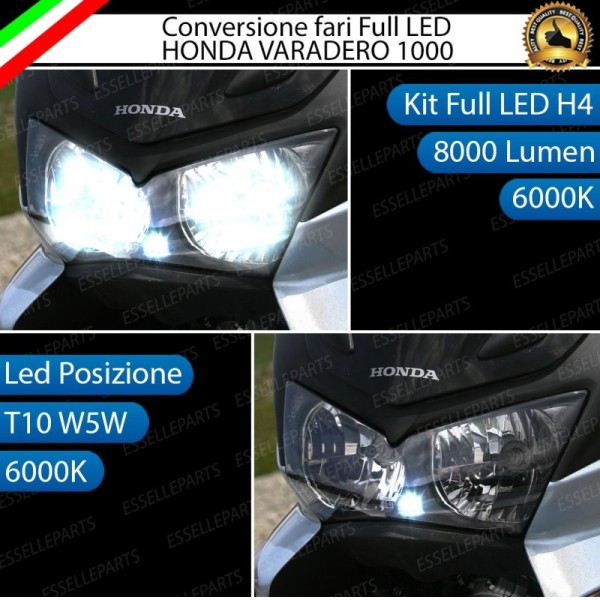 Conversione Fari Full LED ULTRA COMPATTA per HONDA Varadero 1000 2003-2011