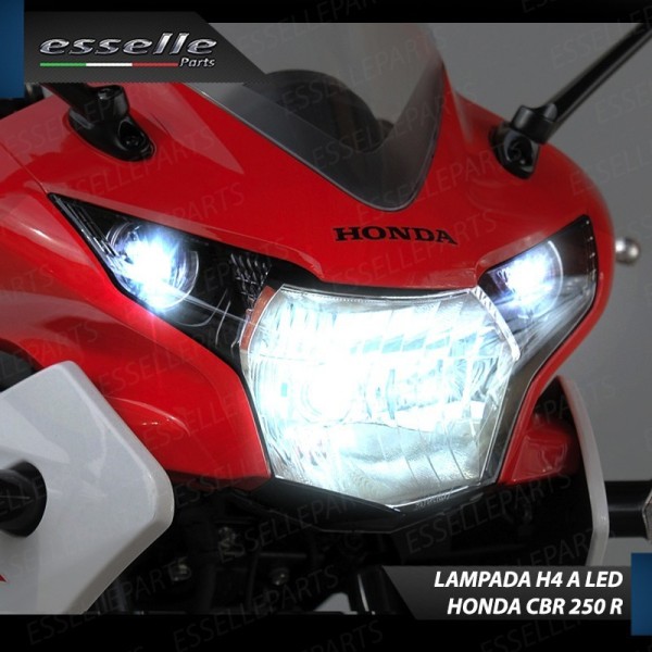 Conversione Fari Full LED per HONDA CBR 250 R (2010-2014) Lampade 6000K Bianco Ghiaccio