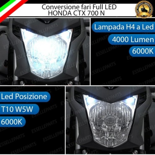 Conversione Fari Full LED ULTRA COMPATTA per HONDA CTX 700 2014-2016 N ABS DCT