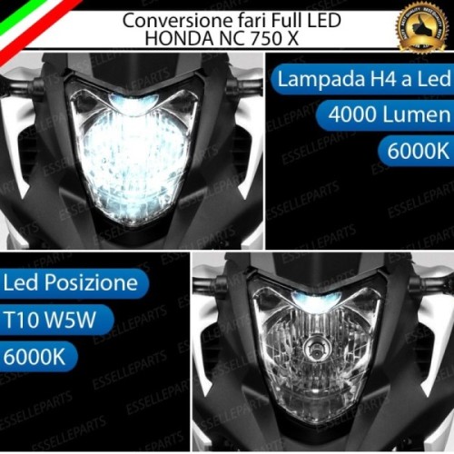 Conversione Fari Full LED per HONDA NC 750 X 2014-2016 Travel Edition ABS