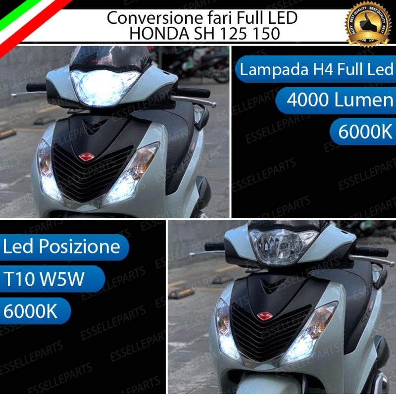 Conversione Fari Full LED 6000K CANBUS per HONDA SH 300 (2011-2014) i