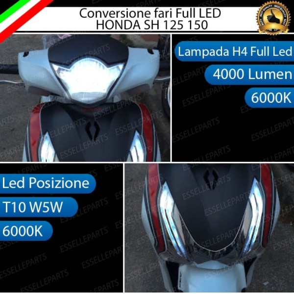 Conversione Fari Full LED ULTRA COMPATTA per HONDA SH 125 2013-2016 Mode