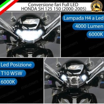 Conversione Fari Full LED ULTRA COMPATTA per HONDA SH 150 2000-2006