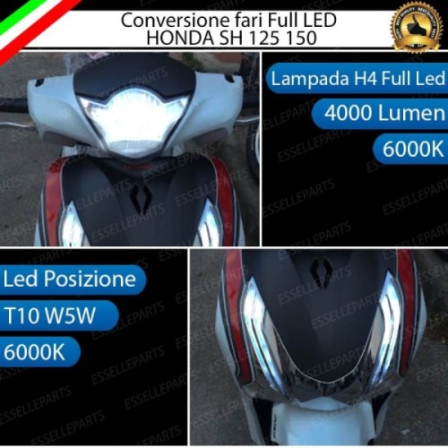 Conversione Fari Full LED ULTRA COMPATTA per HONDA SH 150 2013-2016 i ABS