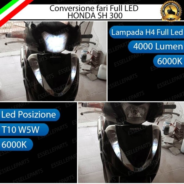 Conversione Fari Full LED ULTRA COMPATTA per HONDA SH 300 2006-2010 i