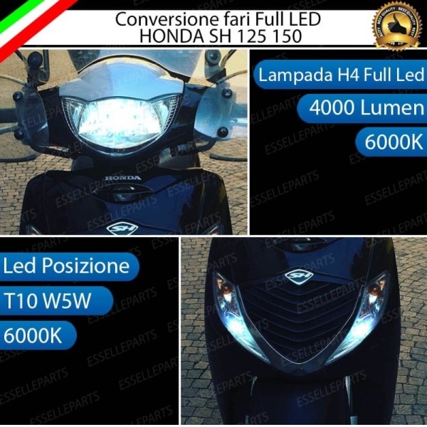 Conversione Fari Full LED ULTRA COMPATTA per HONDA SH 125 2005-2008 i