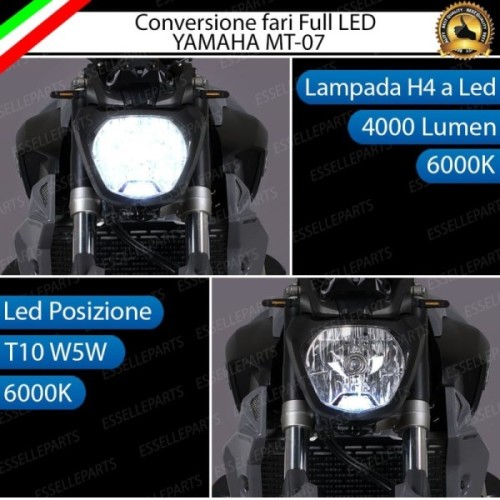 Conversione Fari Full LED ULTRA COMPATTA per YAMAHA MT-07 2018-2020