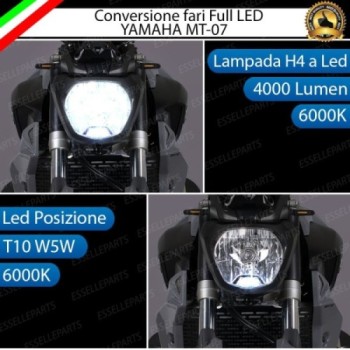 Conversione Fari Full LED ULTRA COMPATTA per YAMAHA MT-07 2018-2020